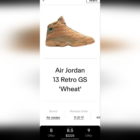 Jordan Retro 13 Wheat - Picture 7 of 7